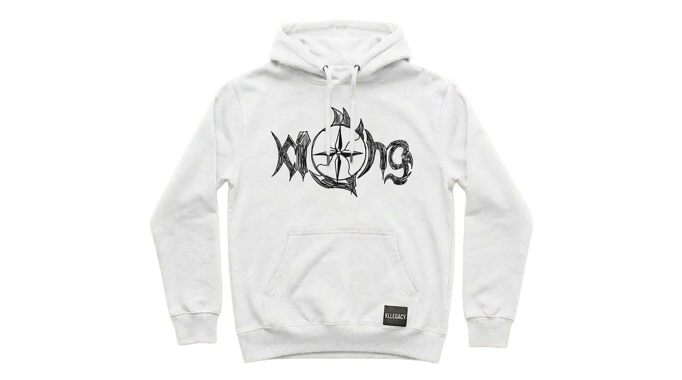 KLLEGACY WHITE UNISEX SWEATER